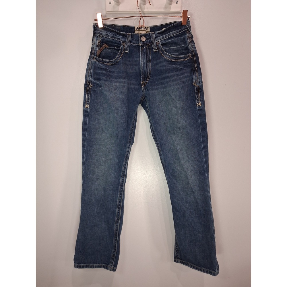 Ariat M5 Straight Fit Straight Leg Mens Jeans Blue Medium Wash 29x32